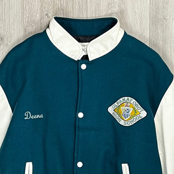 Vintage Canada Sportswear Co UOHS Deena Leather Varsity Jacket - Picture 2 of 11